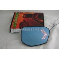 Honda Civic FC 17- Blue Wide Angle Side Mirror with LED Signal